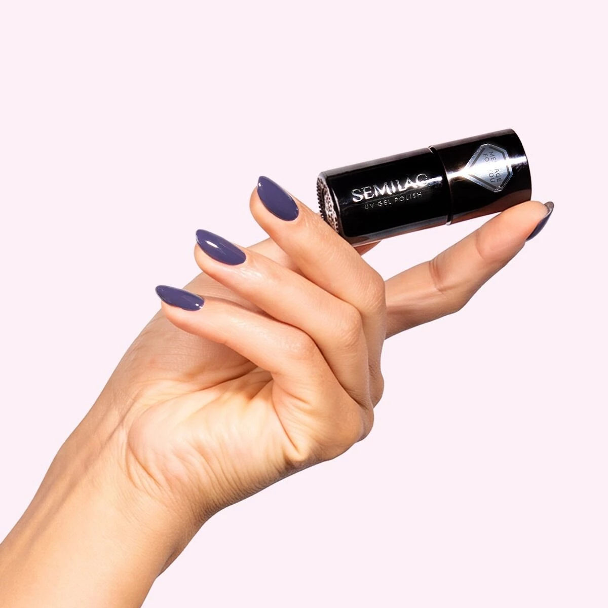 741 Navy Eclipse - Semilac Soak Off Gel / Hybrid Nail Polish