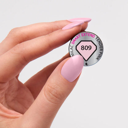 809 Tender Pink Extend 8in1 - Semilac Smart Builder Gel / Hybrid Nail Polish - SEMILAC USA