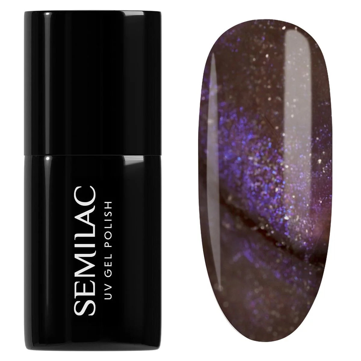 827 AI Brown - Semilac Soak Off Gel / Hybrid Nail Polish