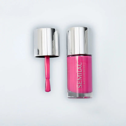 119 Nail Lacquer Classic Neon Pink - Semilac Regular Nail Polish