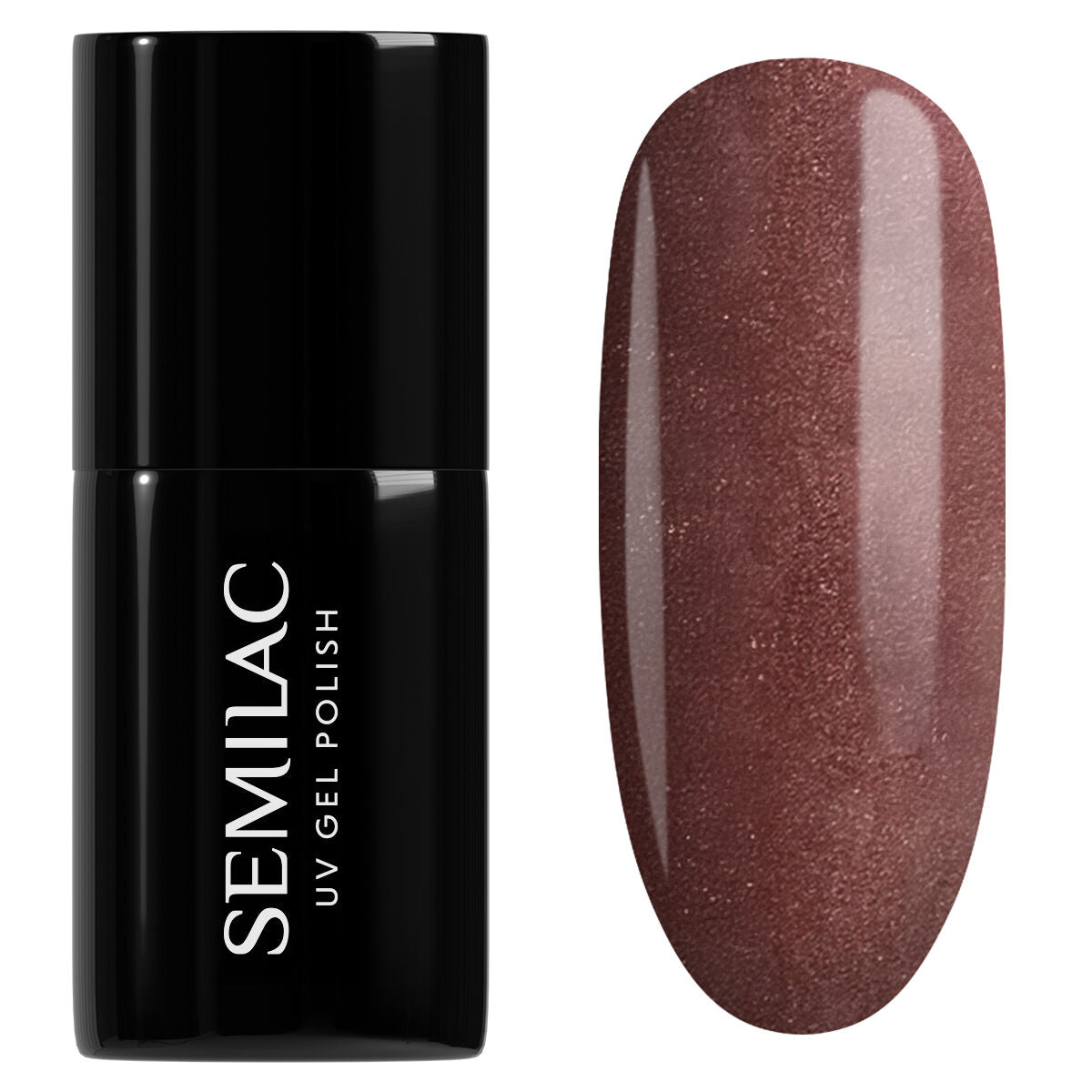 940 Taupe Gloss - Semilac Soak Off Gel / Hybrid Nail Polish