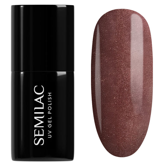940 Taupe Gloss - Semilac Soak Off Gel / Hybrid Nail Polish