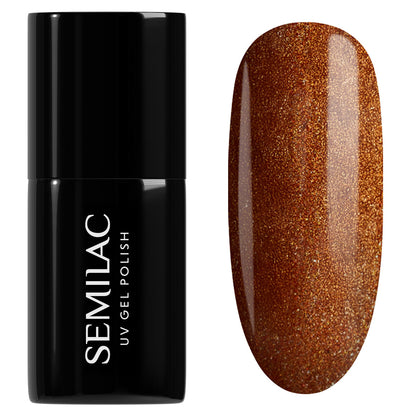 944 Glazed Cinnamon - Semilac Soak Off Gel / Hybrid Nail Polish