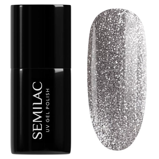 951 Silver Magnetic - Semilac Soak Off Gel / Hybrid Nail Polish