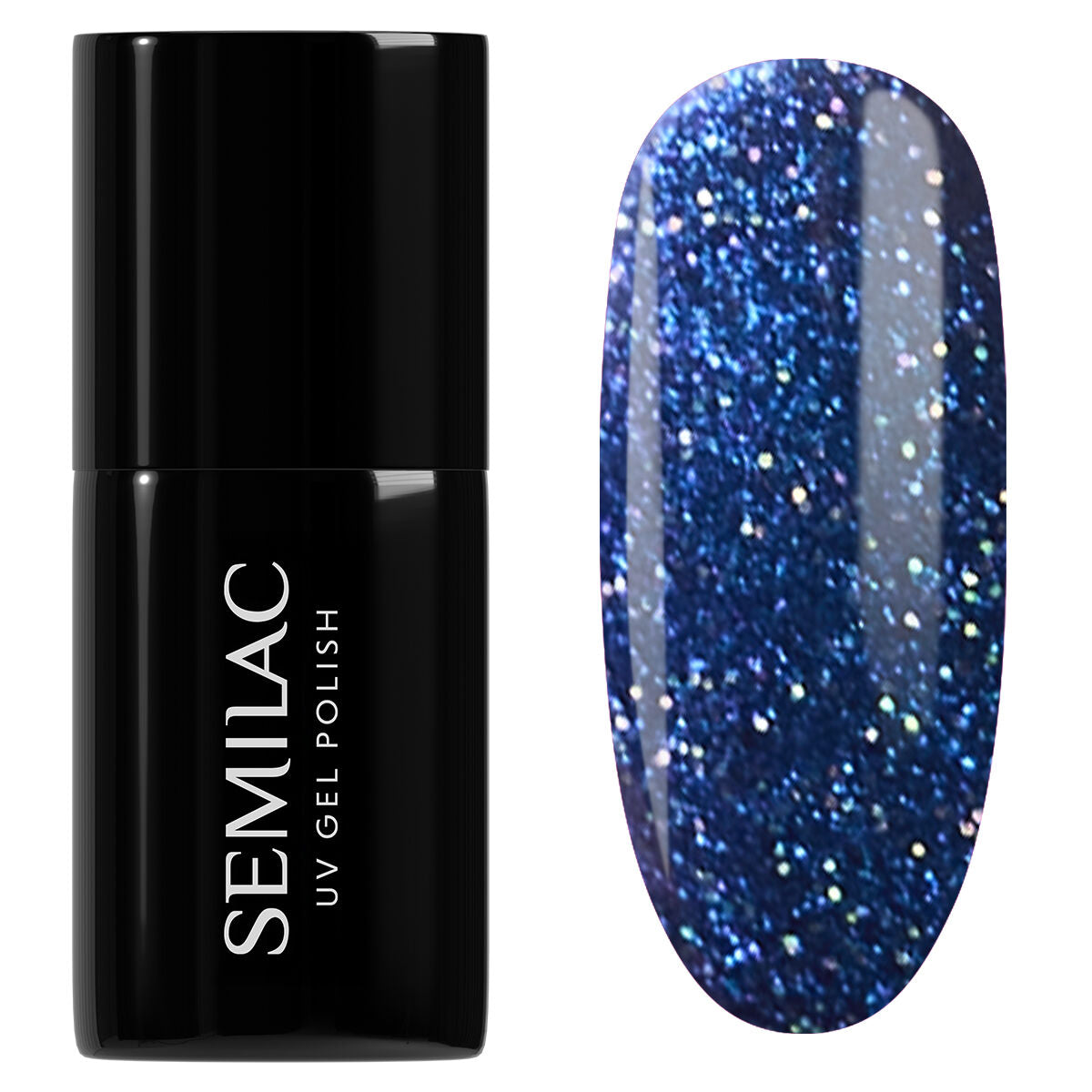 953 Mystery Blue - Semilac Soak Off Gel / Hybrid Nail Polish