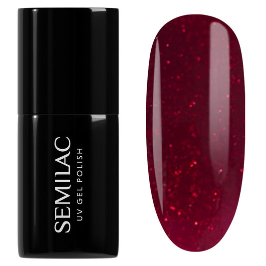 954 Silky Rouge - Semilac Soak Off Gel / Hybrid Nail Polish