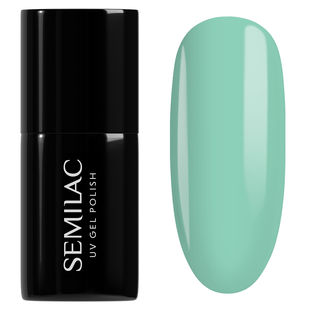 973 Jelly Mint - Semilac Soak Off Gel / Hybrid Nail Polish - SEMILAC USA