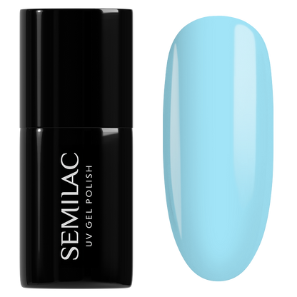974 Bubbly Blue - Semilac Soak Off Gel / Hybrid Nail Polish - SEMILAC USA