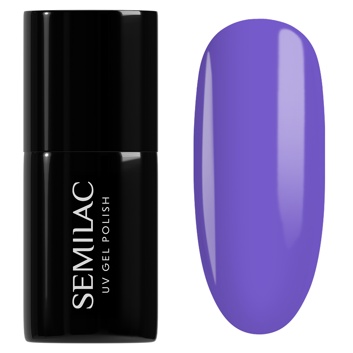975 Purr-Ple - Semilac Soak Off Gel / Hybrid Nail Polish - SEMILAC USA