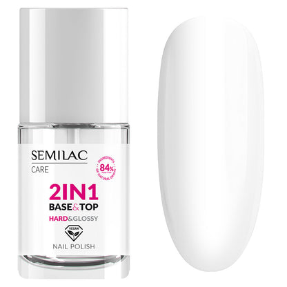 Base / Top 2in1 For Classic Hard & Glossy - Semilac Regular Nail Polish