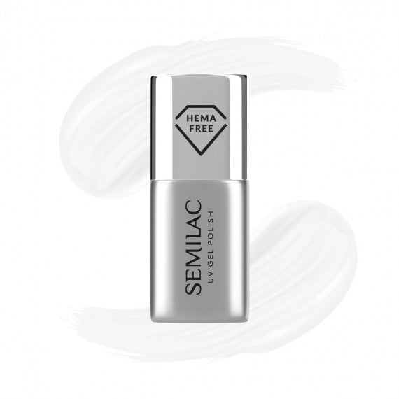 HEMA FREE Semilac Top No Wipe 7ml -  Soak Off Gel / Hybrid Nail Polish