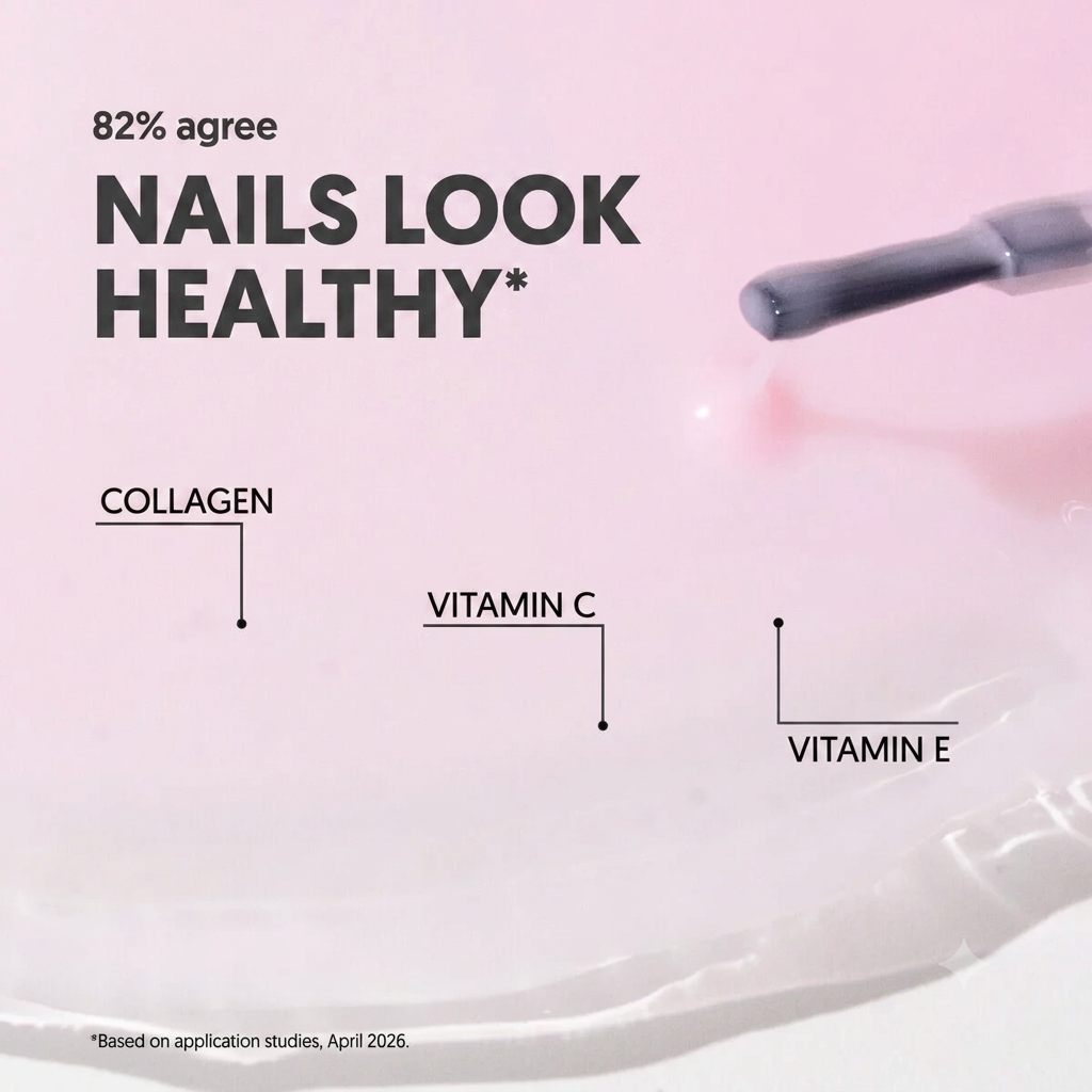 Semilac Collagen Base Soft Pink - Soak Off Gel / Hybrid Nail Polish
