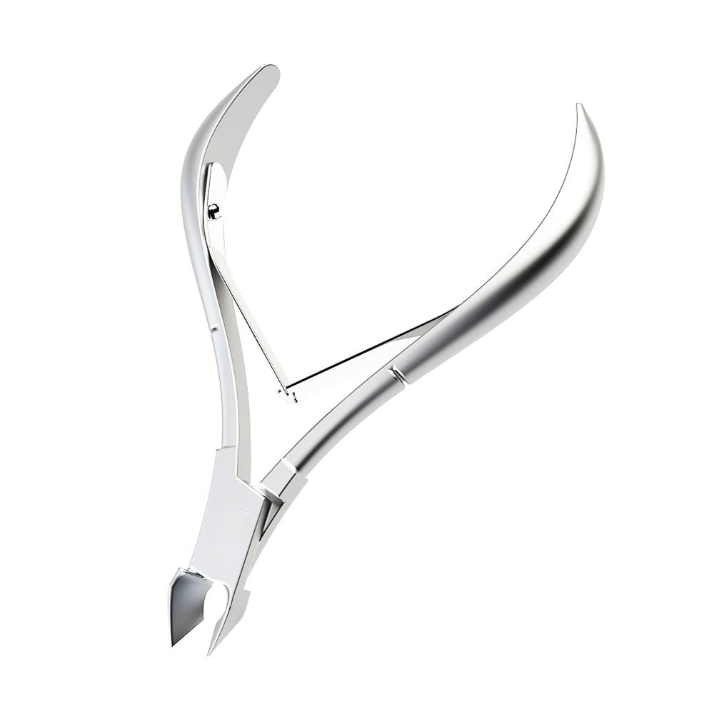 Cuticle Nipper Stainless Steel 1/4 Jaw GE Trimmer - Silver - SEMILAC USA