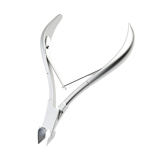 Cuticle Nipper Stainless Steel 1/4 Jaw GE Trimmer - Silver - SEMILAC USA