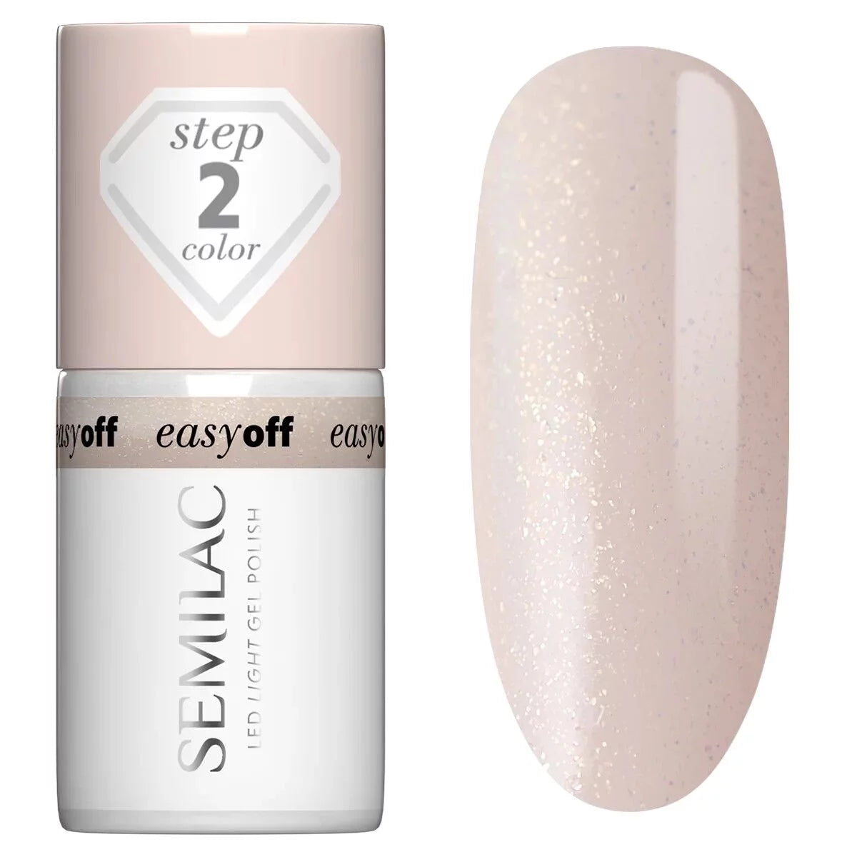 L03 Milky Dust - Semilac Soak Off Gel / Hybrid Nail Polish