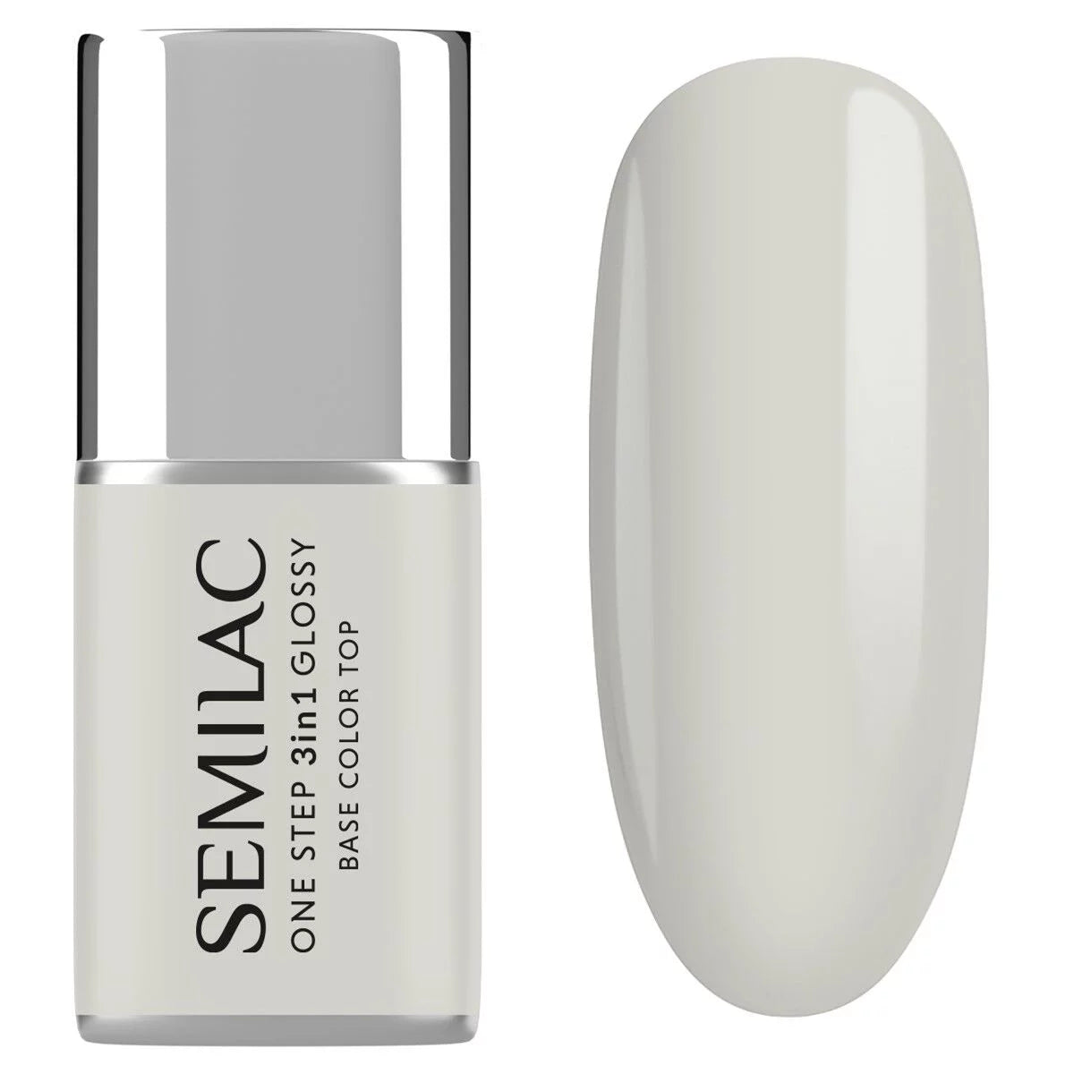 S110 The White - Semilac STEP ONE Hybrid 3IN1 Gel / Hybrid Nail Polish - SEMILAC USA