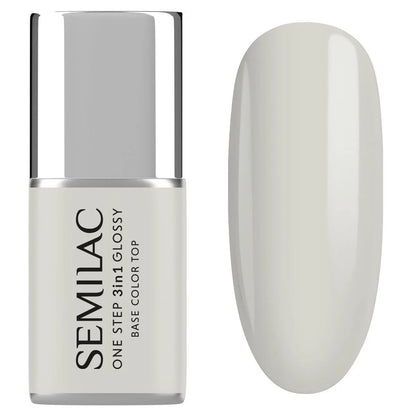 S110 The White - Semilac STEP ONE Hybrid 3IN1 Gel / Hybrid Nail Polish - SEMILAC USA