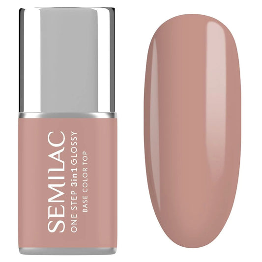 S210 French Beige - Semilac STEP ONE Hybrid 3IN1 Gel / Hybrid Nail Polish - SEMILAC USA