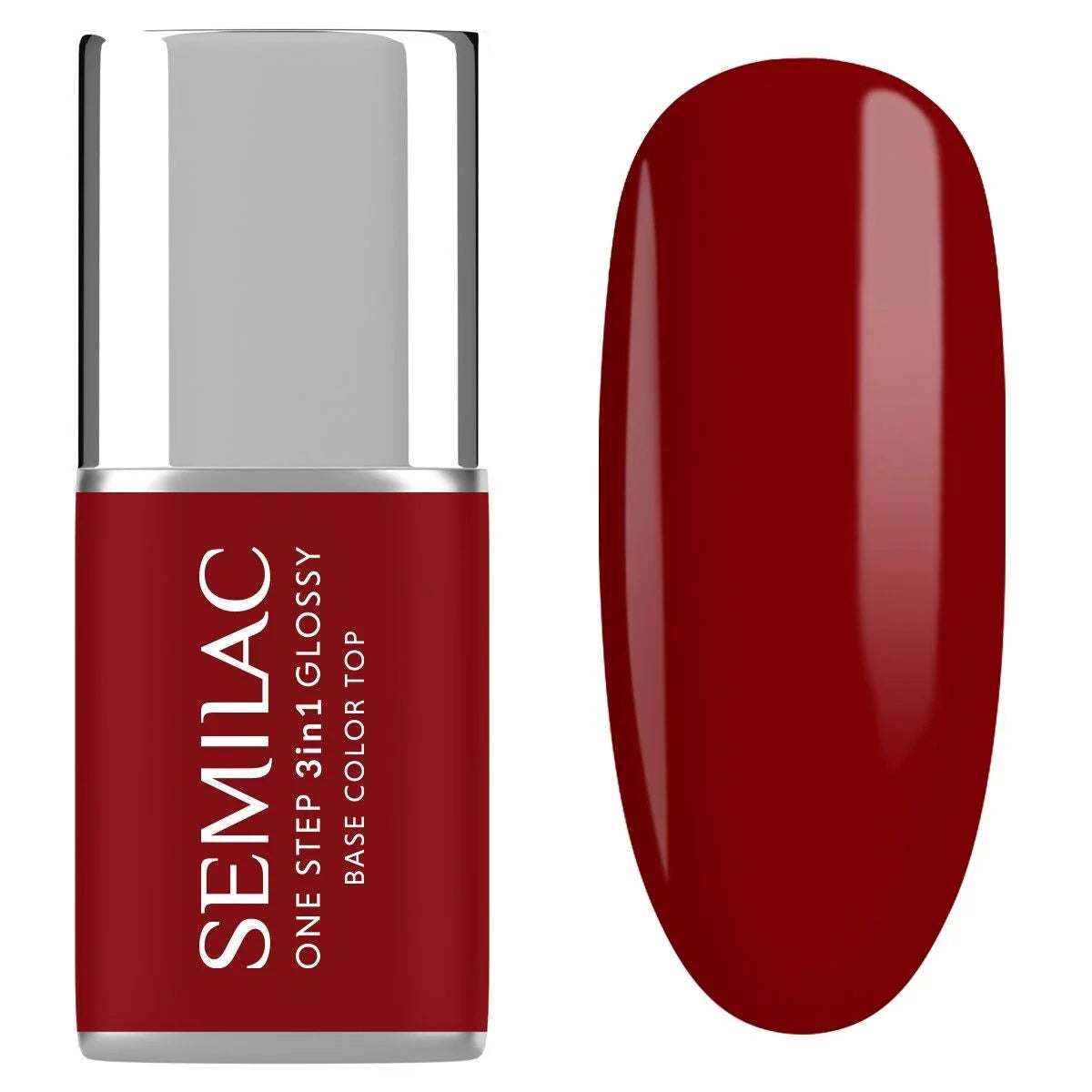 S575 Dark Red - Semilac STEP ONE Hybrid 3IN1 Gel / Hybrid Nail Polish - SEMILAC USA