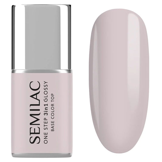 S610 Barely Pink - Semilac STEP ONE Hybrid 3IN1 Gel / Hybrid Nail Polish