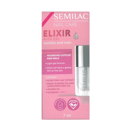 Semilac Nail Care Gel Elixir with Aloe 7 ml