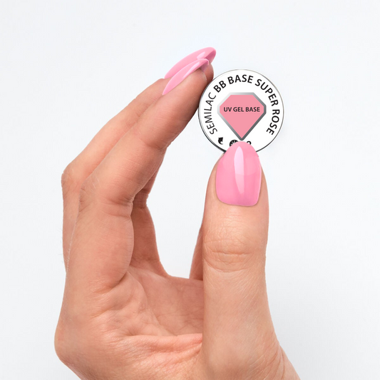BB BASE SUPER ROSE - Semilac Soak Off Gel / Hybrid Base - SEMILAC USA
