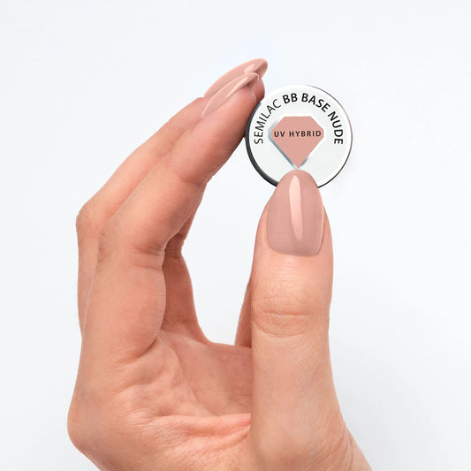BB BASE NUDE - Semilac Soak Off Gel / Hybrid Base - SemilacUSA