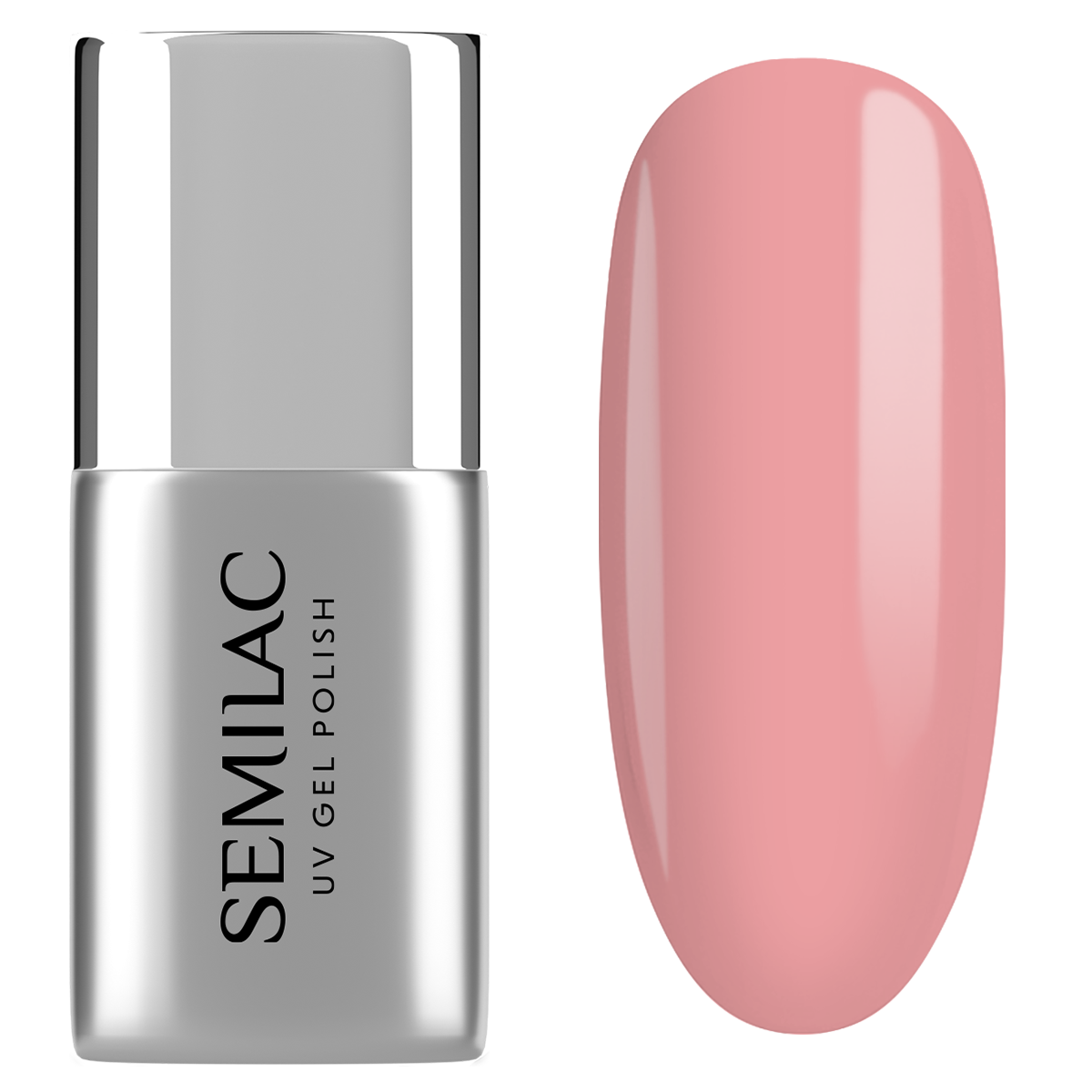 Semilac Fiber Base Pink Beige / Hybrid Nail Polish Base