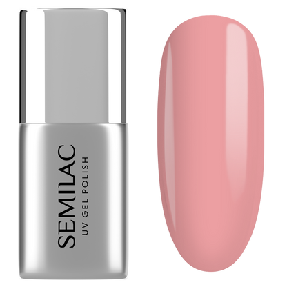 Semilac Fiber Base Pink Beige / Hybrid Nail Polish Base