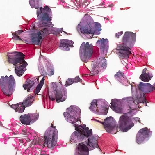 Semilac Flower Flakes Wild Orchid