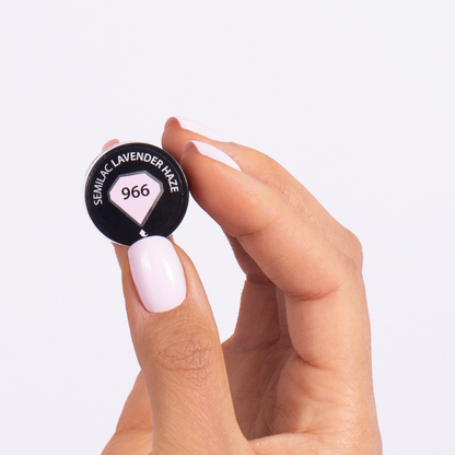 966 Lavender Haze - Semilac Soak Off Gel / Hybrid Nail Polish - SEMILAC USA