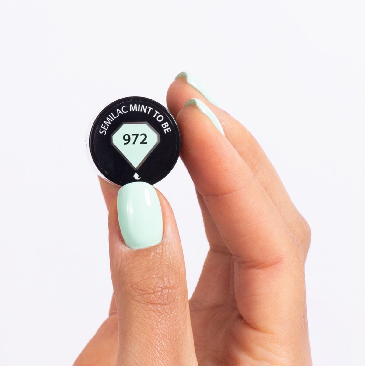 972 Mint to Be- Semilac Soak Off Gel / Hybrid Nail Polish - SEMILAC USA