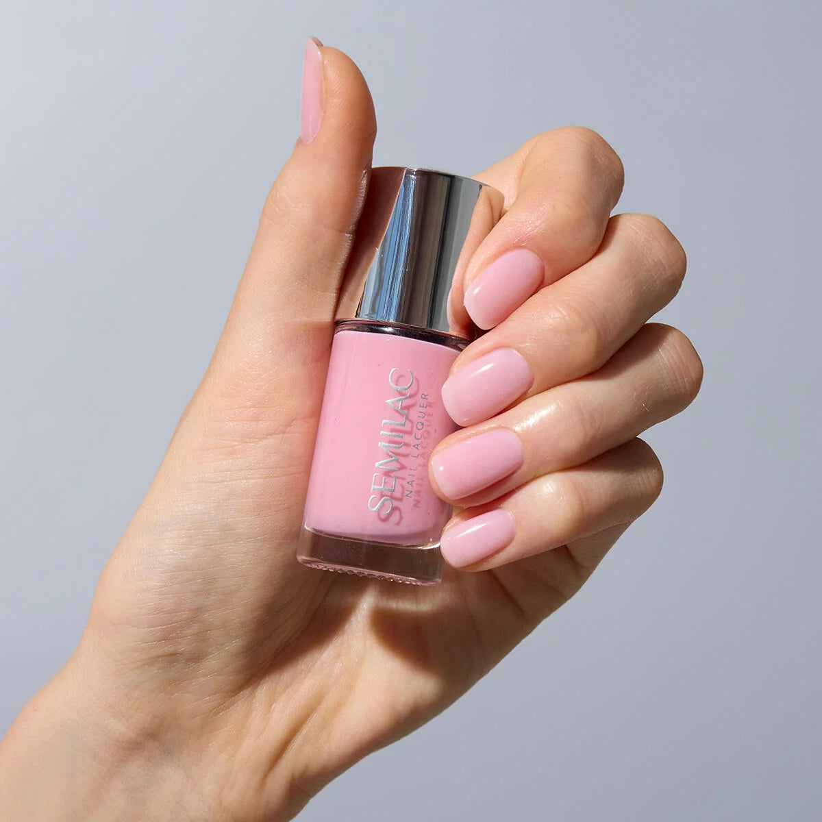 103 Nail Lacquer Sheer Vibrant Pink - Semilac Regular Nail Polish