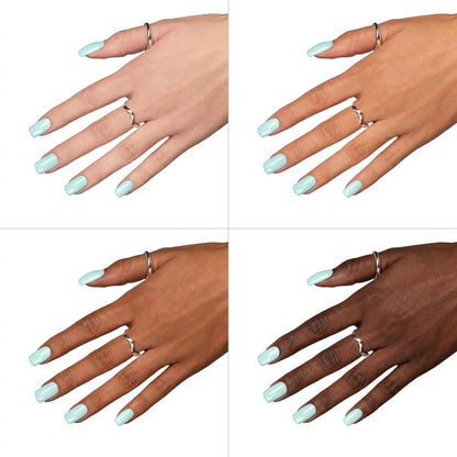 387 Mint Refresh - Semilac Soak Off Gel / Hybrid Nail Polish