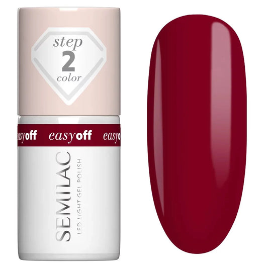 L23 Burgundy - Semilac Soak Off Gel / Hybrid Nail Polish