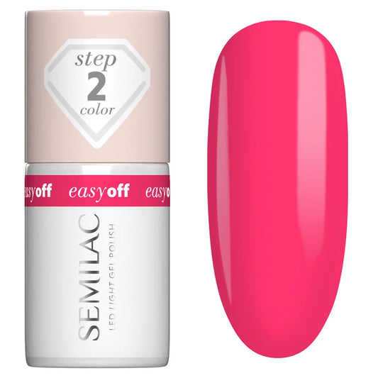 L25 Neon Pink - Semilac Soak Off Gel / Hybrid Nail Polish