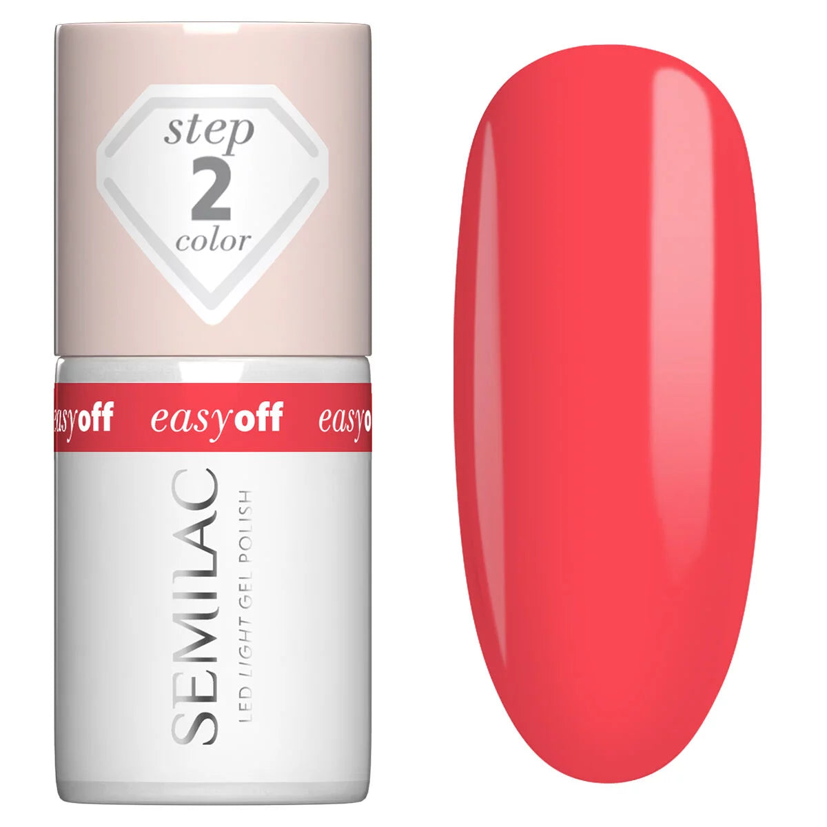 L26 Neon Watermelon  - Semilac Soak Off Gel / Hybrid Nail Polish