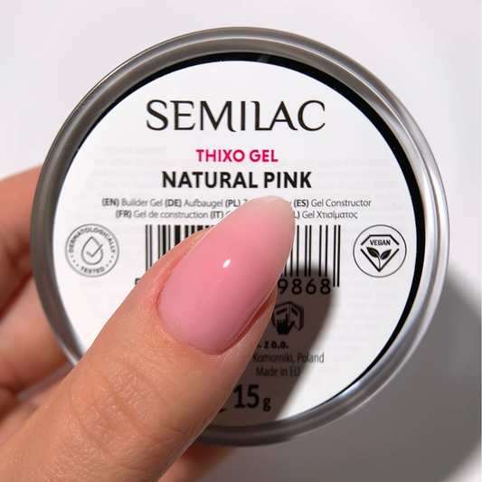 Semilac Jelly Builder Gel Thixo Gel Natural Pink 15g