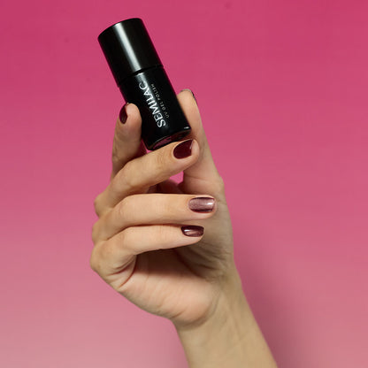 965 Chocolate Gloss  - Semilac Soak Off Gel / Hybrid Nail Polish