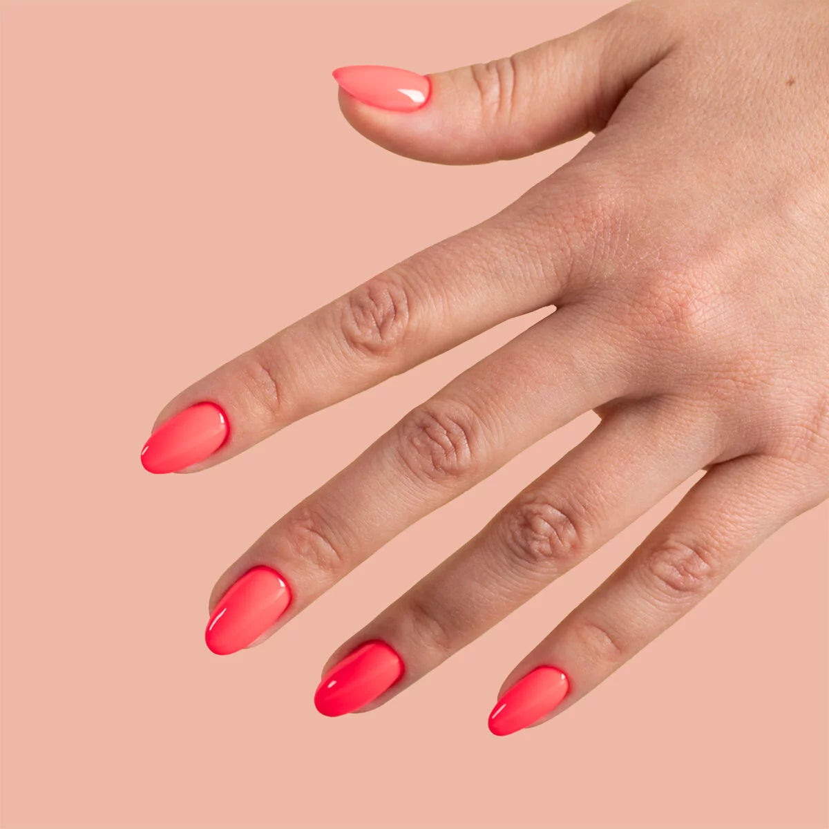 445 Tropical Flamingo - Semilac Soak Off Gel / Hybrid Nail Polish