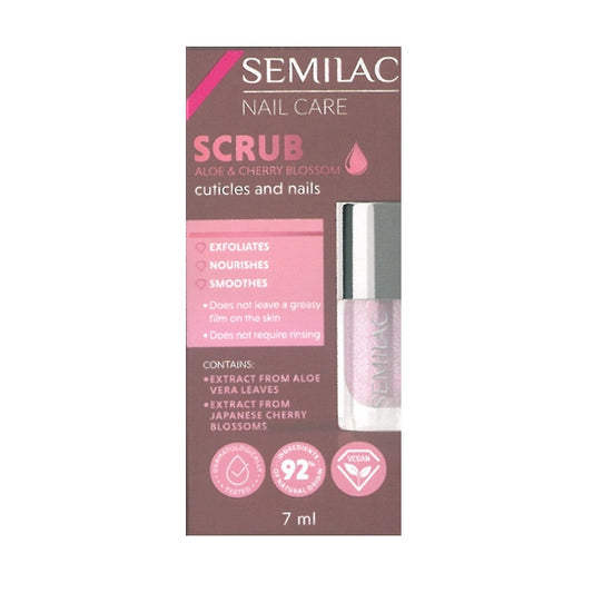 Semilac Nail Care Aloe & Cherry Blossom Cuticle and Nail Peeling 7 ml