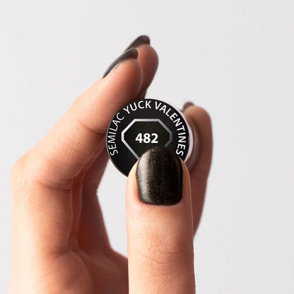 482 YUCK VALENTINES - Semilac Soak Off Gel / Hybrid Nail Polish
