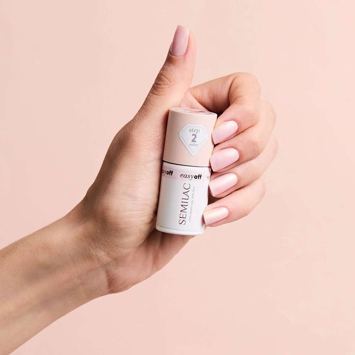 L10 EASY OFF Glazed Milk - Semilac Soak Off Gel / Hybrid Nail Polish