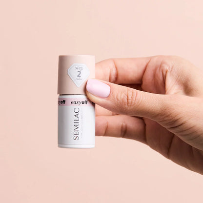 L11 EASY OFF Pink Marshmallow - Semilac Soak Off Gel / Hybrid Nail Polish