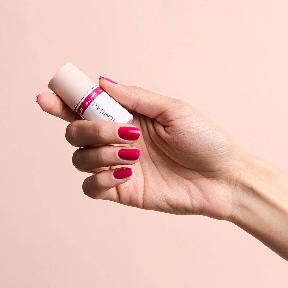 L17 EASY OFF Pink Coral - Semilac Soak Off Gel / Hybrid Nail Polish