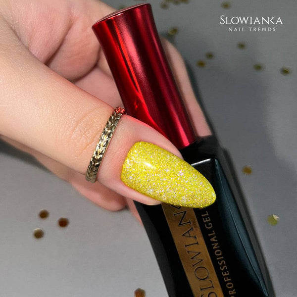 424 GOLD SUNGEL - Slowianka Nail Trends Soak Off Gel / Hybrid Nail Polish "BIKINI PARTY" Collection - Slowianka Nail Trends USA