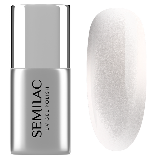T35 Semilac Top No Wipe Silver Gloss