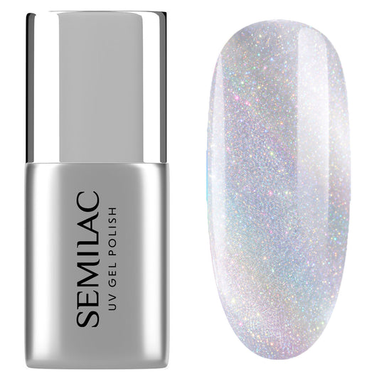 T36 Semilac Top No Wipe Cat Eye Holo