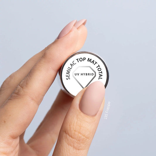 TOP MAT TOTAL NO WIPE - Semilac Soak Off Gel / Hybrid Nail Polish - SemilacUSA