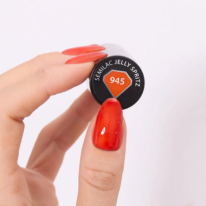 945 Jelly Spritz - Semilac Soak Off Gel / Hybrid Nail Polish